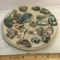 Vintage Hot Plate with Abalone Shells