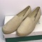 Pair of Grasshoppers Stretch Ladies Shoes in Natural Size 8-1/2