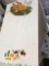 Impressive Hand Embroidered Thanksgiving Table Cloth with Matching Cloth Napkins