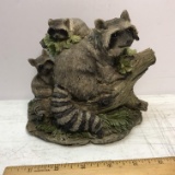 Raccoon Molded Resin Figurine