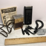 Vintage Remington Electric Shaver & Braun Electric Shaver