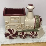 Porcelain Grasslands Road Ceramic Train Planter