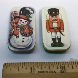 Pair of Potpourri Press Sliding Miniature Tins