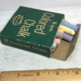 Box of 1950’s Colored Chalk by Binney & Smith