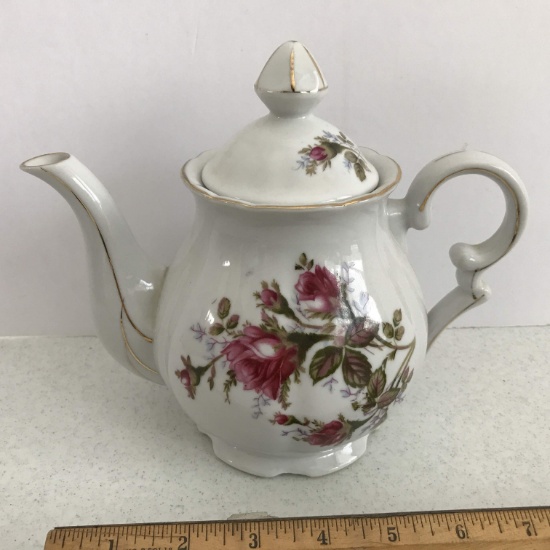 Floral Porcelain Teapot