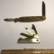 Pair of Pocket Knives - One is Majesti with Locomotive Scene