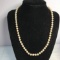 18” Faux Pearl Necklace - Made in Japan