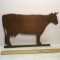 Carved Wooden Cow Wall Hanging/Sign