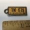 NY Empire State License Plate for Disabled American Veterans Pendant/Keychain