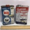 Pair of Vintage Advertisement Cans