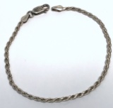 7” Sterling Silver Bracelet