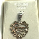Sterling Silver “Nana” Pendant