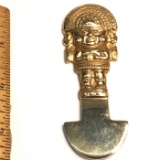 Gold Plated Mayan Tool/Paperweight?