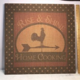 “Rise & Shine Home Cooking” Wall Hanging