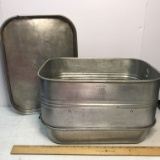 Lot of Wear-Ever Roasting Pans