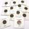 Lot of 12 Wheat Cents