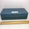 Blue Locking Combination Storage Box