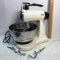 Vintage Sunbeam Mixmaster Mixer with Two Stainless Mixing Bowls & Two Beaters - Works