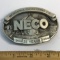 1984 Pewter NECO- Nebraska Engineering Co. 1959 25 year Belt Buckle #13 of 250 Ltd Ed