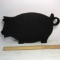 Wooden Hand Painted Piggy Chalk Board