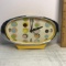 Retro Look Yellow with Polka Dots Desk Clock