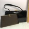 Black Patten Leather Bobbie Jerome Purse & Brown Coblentz Purse