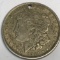 1921 Morgan Silver Dollar with Hole at Top