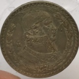 Old Mexican Silver Dollar Minted From Silver