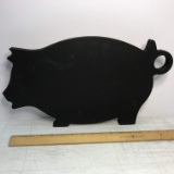 Wooden Hand Painted Piggy Chalk Board