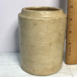 Antique Pottery Crock Signed on Bottom