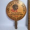 Vintage “Chocolate Eyes Drinks” Null’s Dairy Advertisement Hand Fan