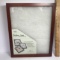 11” x 14” Display Case with Wood Frame & Glass Front -Can be hung up