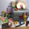 Large Lot of Vintage Novelty Items in Case