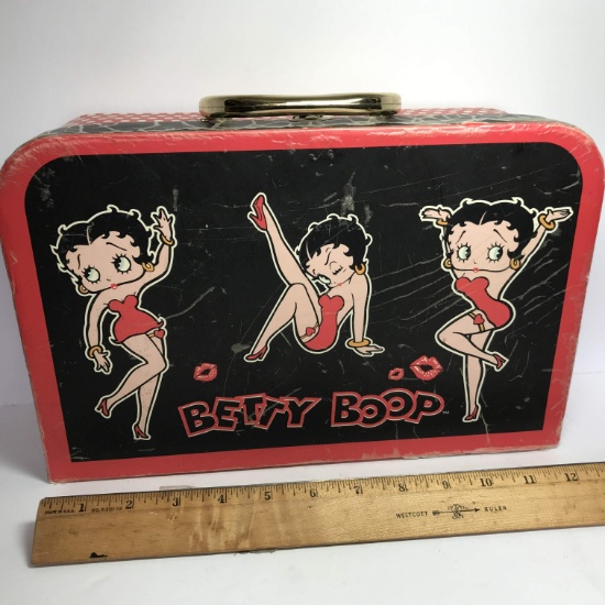 Vintage Betty Boop Cardboard Small Suitcase