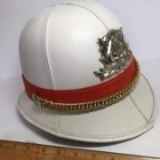 Vintage Leather British Pith Helmet