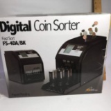 Fast Sort Digital Coin Sorter FS-4DA/BK in Box