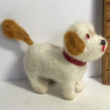 Vintage Wind-up Doggie with Wagging Tail - Spins