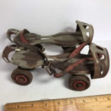 Vintage Metal Adjustable Roller Skates