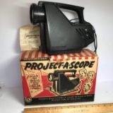 Vintage Brumberger Project-A-Scope in Original Box