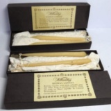 2 Boxes of Hand Made Williamsburg Beeswax Candles