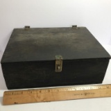 Hand Made Vintage Wooden Box with Latch