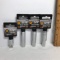 Lot of 4 - 3/8” Drive Sockets - 1/2” Adapter, 7/16” Deep Socket, 3/8” Deep Socket, 5/16” deep Socket