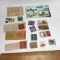 Lot of Misc Postage Stamps & Coca-Cola Vintage Coupon