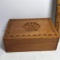 Hand Carved Wooden Trinket Box