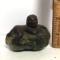 Vintage Black Americana Cast Iron Coin Bank