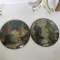 Pair of Vintage Bubble Glass Jesus Prints with Stands