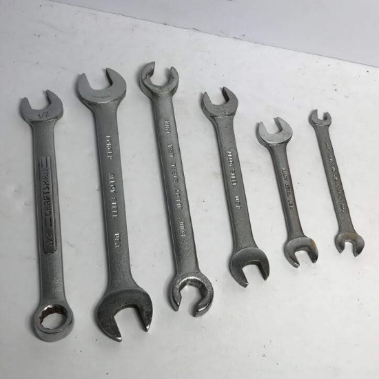 Lot of 6 Wrenches. - 5 Black Hawk & 1 Craftsman