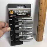 5 pc Spark Plug Socket Set 3/8” Drive