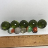 Lot of Vintage Shooters & Marbles