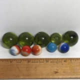 Lot of Vintage Shooters & Marbles